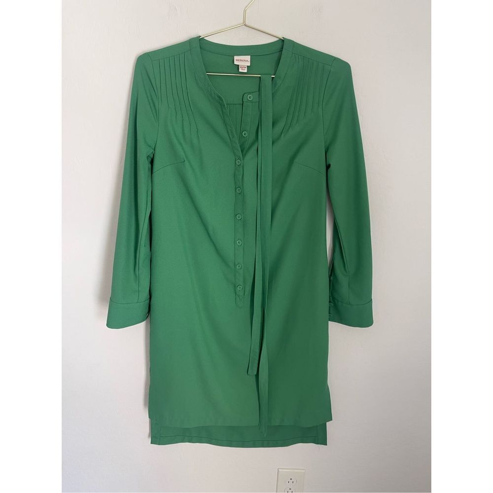 MERONA Green Casual Dress Size XS